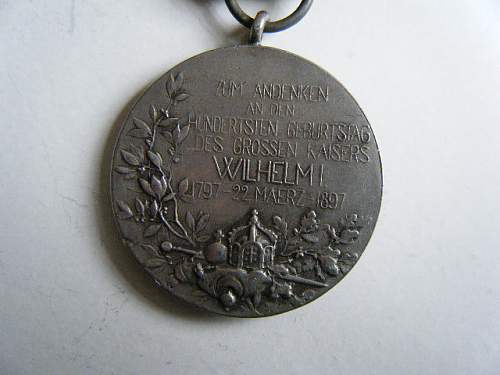 Kaiser Wilhelm medal ID please.