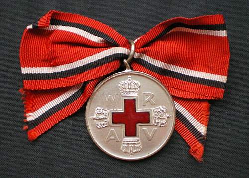 The Prussian Rote-Kreuz-Medaille of 1898