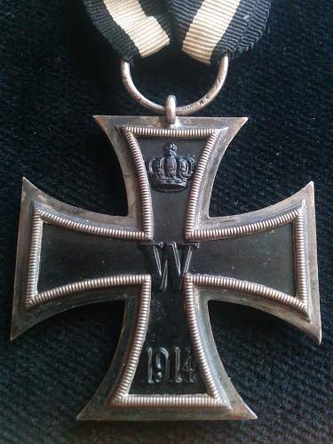 First Iron Cross! 1914 EKII