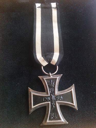 First Iron Cross! 1914 EKII