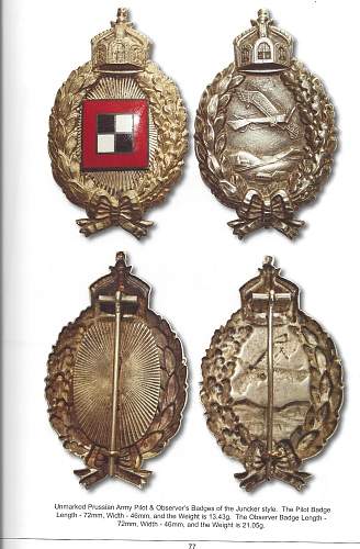 WW1 Imperial Pilot Badge