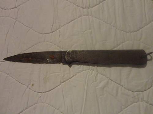 German folding knife and &quot;Iron&quot; Cross