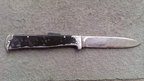 German folding knife and &quot;Iron&quot; Cross