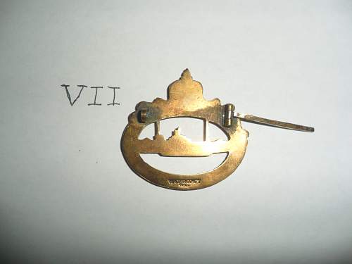 WW1 U-Boat badge