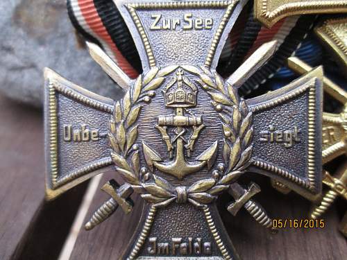 Flanders cross and treu der marine