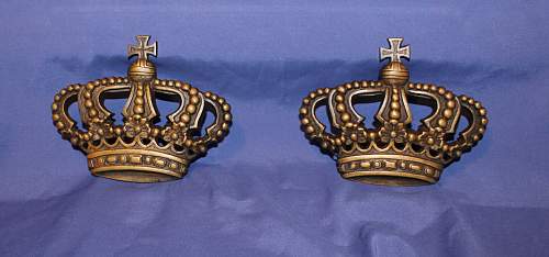 Help to ID two Imperial German crowns
