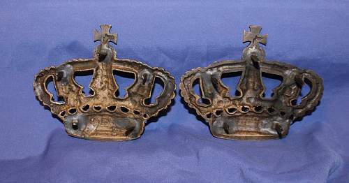 Help to ID two Imperial German crowns