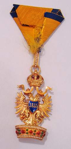 Austrian Order of the Iron Crown - Gold 18K