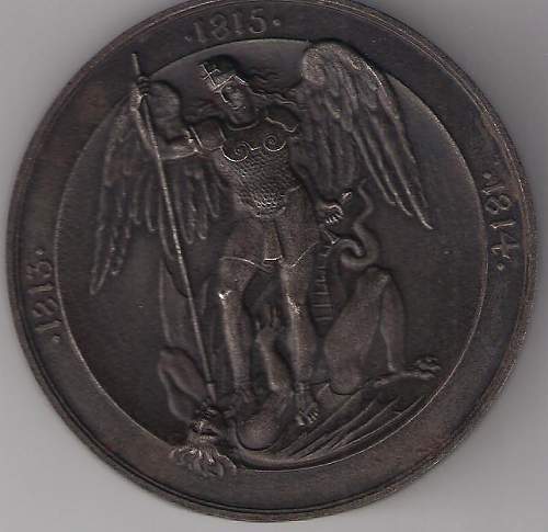 Blucher Medallion/Table Medal of Unknown Vintage