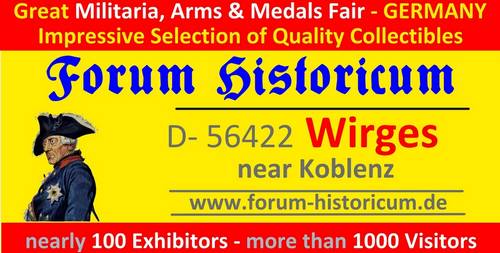 Great Arms, Militaria and Medals Fair GERMANY march 16+17, 2018