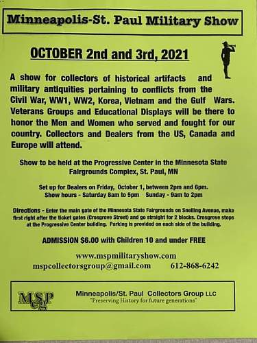 Short notice Military Show at MN State Fair Grounds