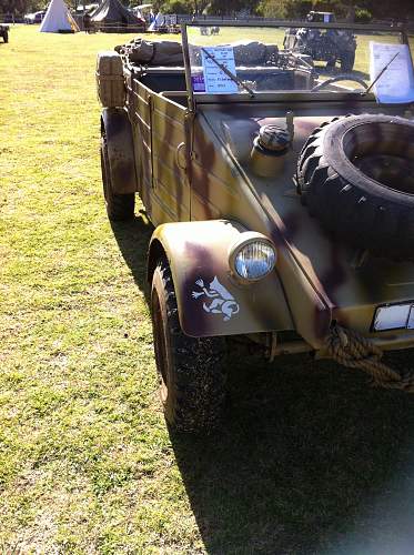 Military Jeep Club of Queensland show 2014 , assorted german/australian/ect vehicles