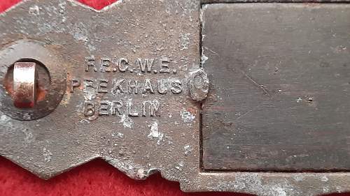 Nahkampfspange in Bronze, JFS - My First! Thoughts?