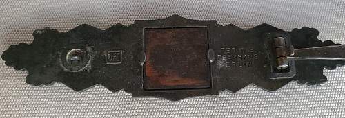Bronze Nahkampfspange