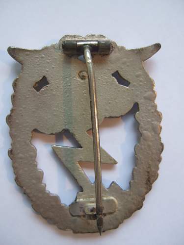 Bronze Nahkampfspange (Junker)  and KVK2 m/S (unmarked)