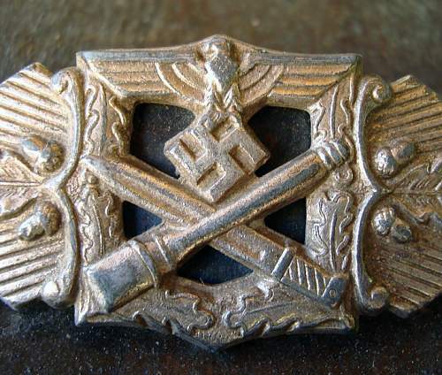 Close Combat Clasp (CCC) or &quot;Nahkampfspange&quot;  silver grade