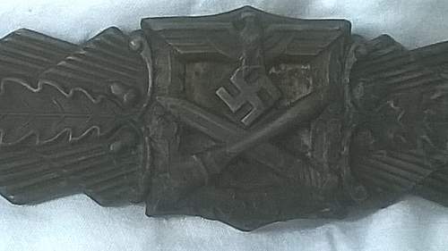 Bronze Nahkampfspange FLL