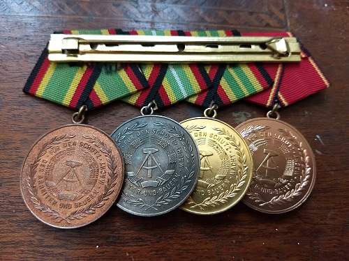 NVA medal bar