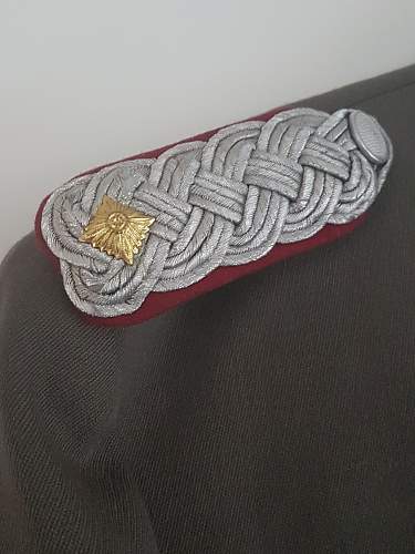 Wachregiment „Feliks Dzierzynski“, officers tunic