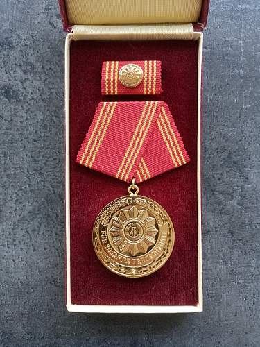 Medailles für Treue Dienste in den bewaffneten Organen des Ministeriums des Innern