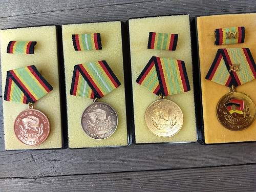 Grenztruppen Long Service Medals