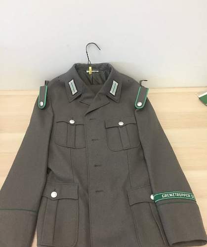 Grenztruppen uniform set up