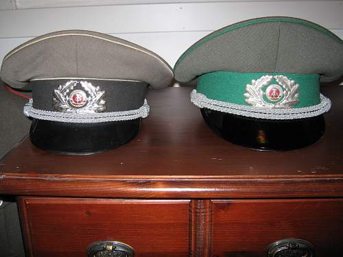 Some DDR visor caps