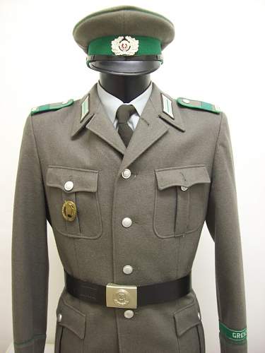 Grenztruppen uniform set up