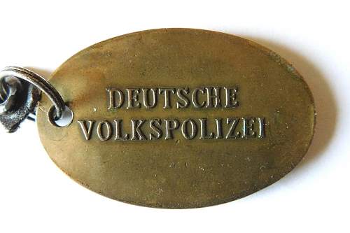 DDR Kriminalpolizei warrant disc