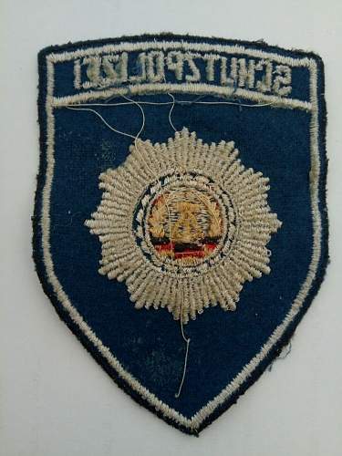 DDR Volkspolizei patches