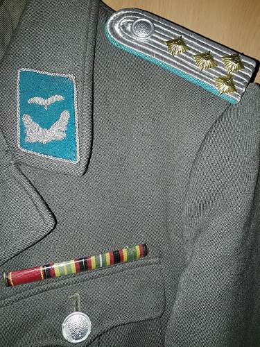 Restored Luftstreitkräfte officer tunic 1965