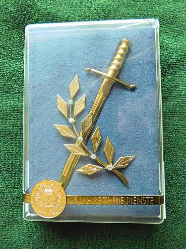 NVA 25 year service award.