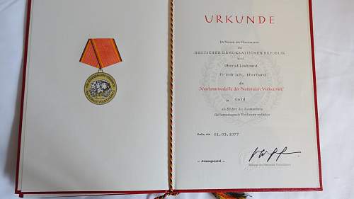 Verdienstmedaille der Nationale Volksarmee