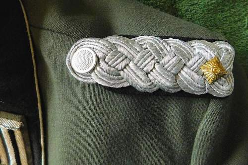 NVA Pionere Offizier early parade uniform re-used as service dress