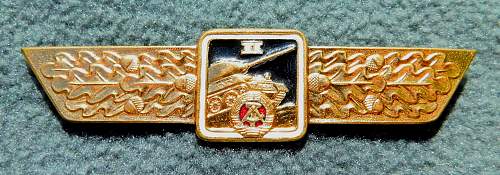 Klassifizierungsabzeichen der Nationalen Volksarmee der DDR
