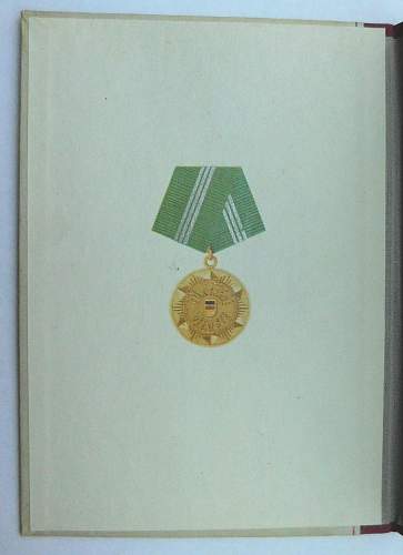 Medaille fur treue Dienste in dem bewaffneten Organen der Ministerium des Innern