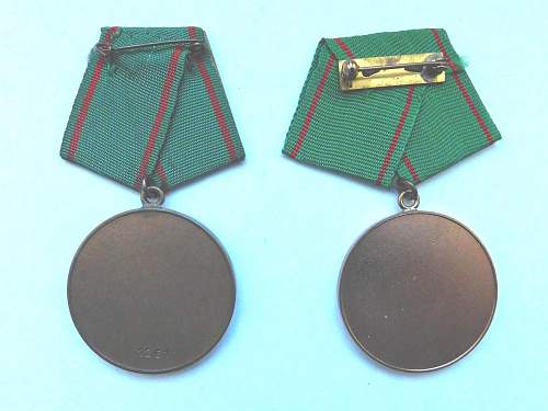 Medaille fur treue Dienste in dem bewaffneten Organen der Ministerium des Innern