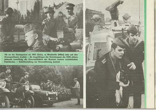 Grenzsoldaten. Booklet 1967.
