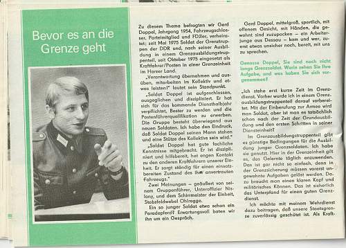 Grenzsoldaten. Booklet 1967.