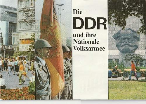 Nationale Volksarmee Booklet.