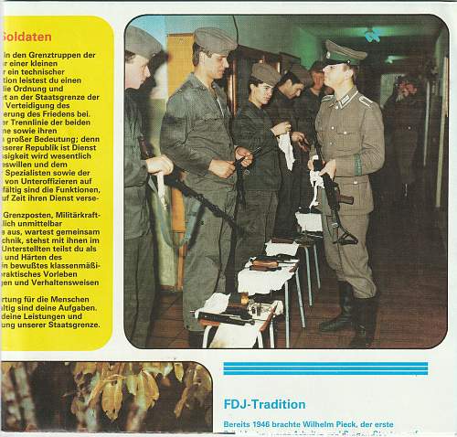 Grenzsoldaten. Booklet 1967.