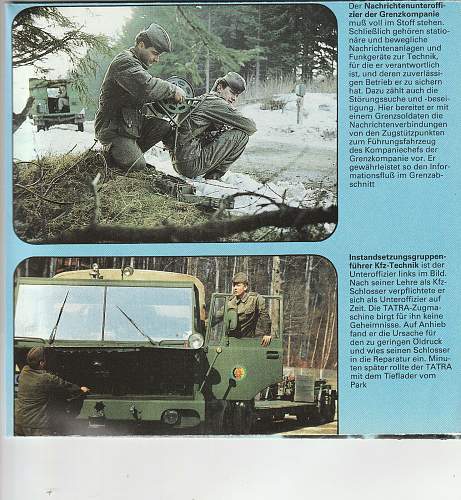 Grenzsoldaten. Booklet 1967.
