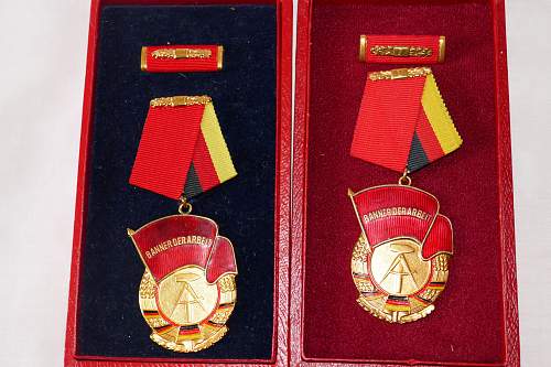 DDR awards of Erika Schmidt