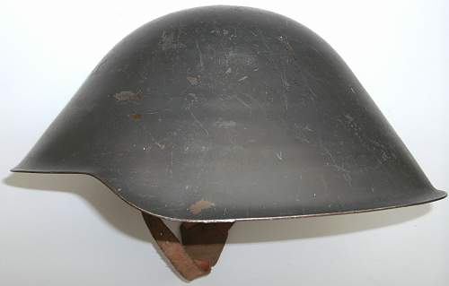 Helmet M1956-66 pattern, worn in the Betriebsschutz