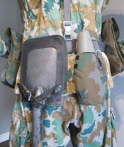 Flächentarn (patterned camouflage) uniform &amp; equipment.