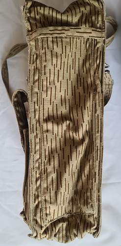 Card or document bag in Strichtarn pattern 1