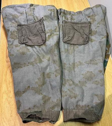 Flächentarn (patterned camouflage) uniform &amp; equipment.