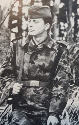 Flächentarn (patterned camouflage) uniform &amp; equipment.