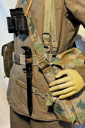 Flächentarn uniforms &amp; equipment variation over the years.