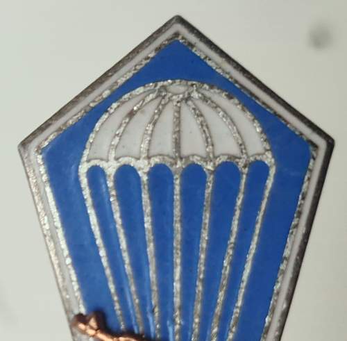 Fallschirmsprungabzeichen - Parachute jump badge  - First Modell 1966-1973